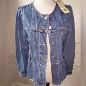 Women's Blue Levi's Premium Denim Jacket
